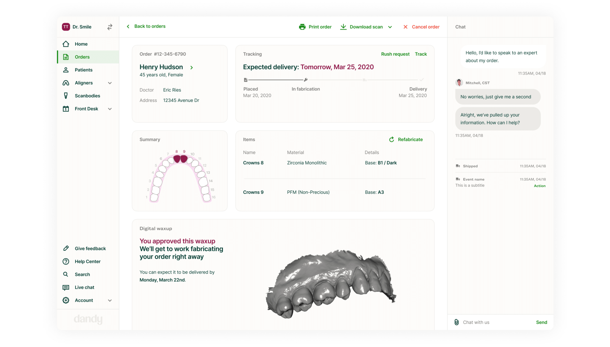 Dandy Dental Application Portal